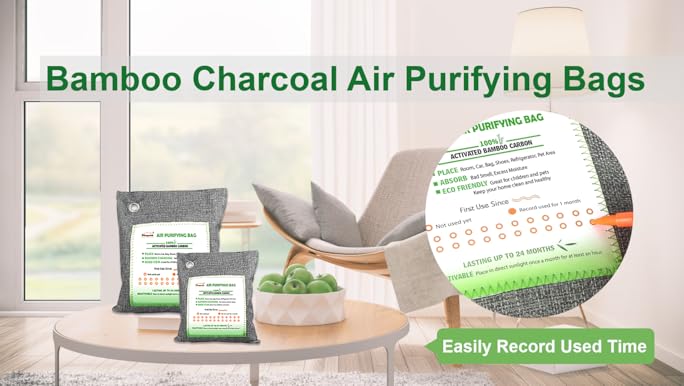 Bamboo Charcoal Air Purifying Bags